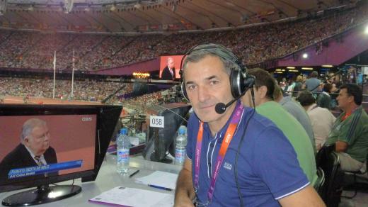 Miroslav Augustin na olympijském stadioně