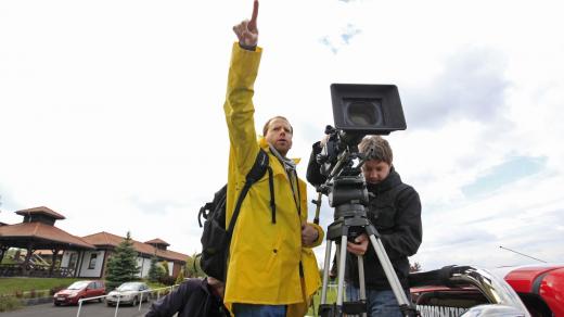 Natáčení filmu "Váňa", Jakub Wagner a Viktor Smutný