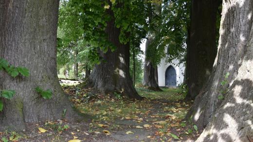 Kaplička na českobratrském hřbitově v Horní Čermné