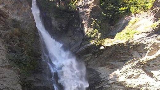 Reichenbašské vodopády ve Švýcarsku