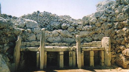 Chrám Ggantija na ostrově Malta