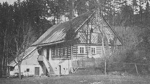 Mlýn čp. 54 v Syřenově, rodný dům Františka Cyrila Kampelíka (Historický místopis obce Syřenov, 1929)