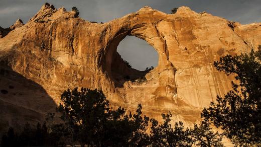 Posvátná skála Navahů Window Rock