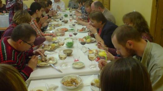 Sederová večeře u tachovských metodistů