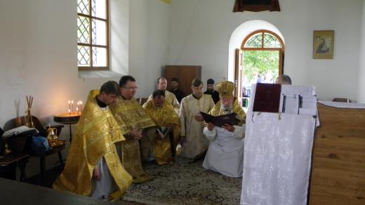 Halže - svěcení kaple v roce 2011