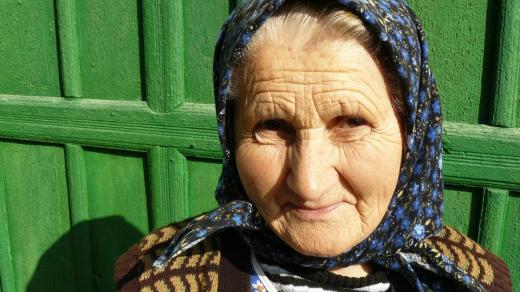 Babička v rumunském Banátu