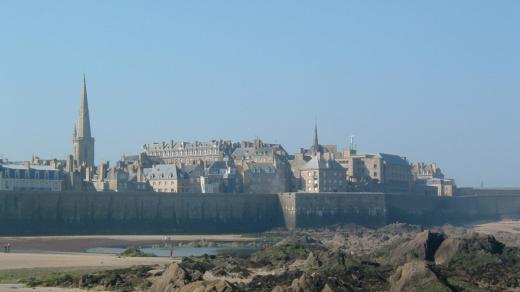 Západofrancouzské přístavní město Saint-Malo