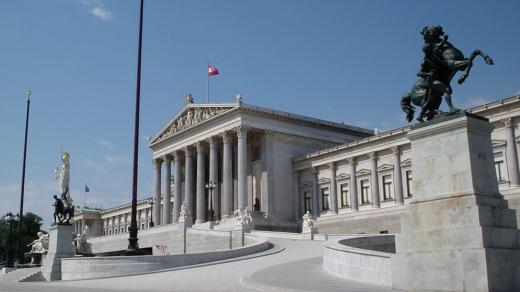 Budova rakouského parlamentu ve Vídni