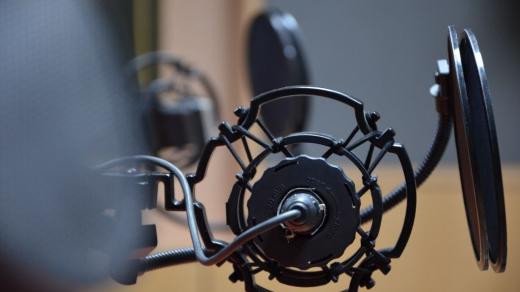 Studiový mikrofon (ilustr. foto)