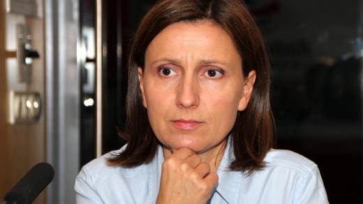 Psycholožka Barbora Wenigová před vysíláním Hosta Radiožurnálu