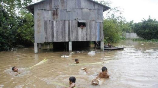 Povodně v Kambodži