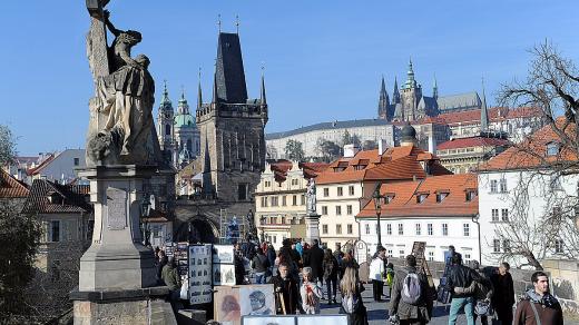 Praha, turisté, turista, turistika (ilustrační foto)
