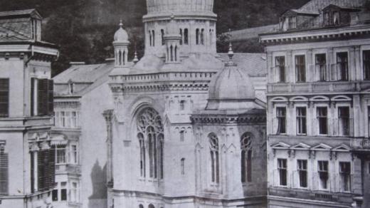 Synagoga v Karlových Varech byla zničena během Křišťálové noci