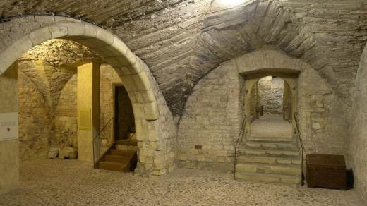Zrekonstruované podzemí Staroměstské radnice v Praze