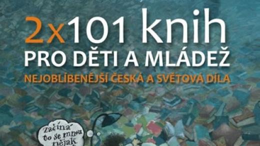 Přebal knihy 2 x 101 knih čili Nejlepší a nejvlivnější knihy pro děti a mládež (Albatros 2013)