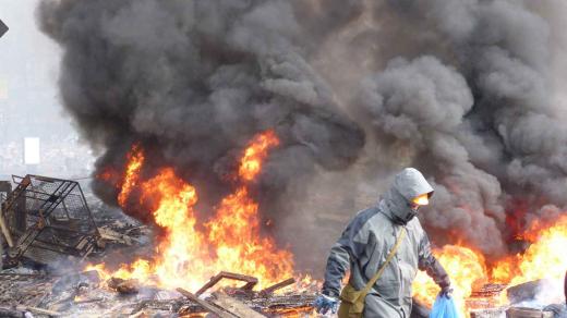 Situace v centru Kyjeva se vyhrocuje