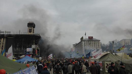 Situace v centru Kyjeva se vyhrocuje