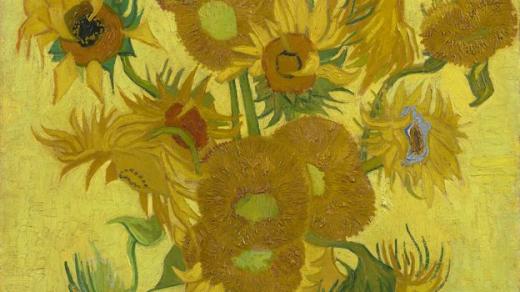 Vincent van Gogh: Slunečnice, 1888. Tuto verzi zapůjčilo amsterodamské Muzeum van Gogha.