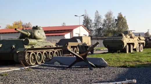 Sbírka tanků v Návsí u Jablunkova