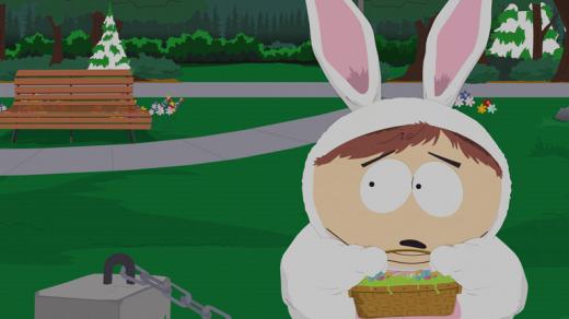Cartman v obleku velikonočního zajíčka 
