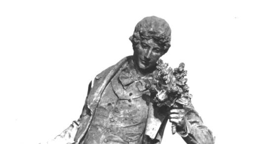 Socha Karla Hynka Máchy od J.V.Myslbeka