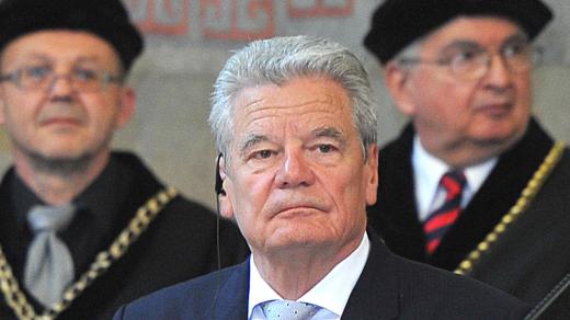 Joachim Gauck na slavnostním shromáždění, Univerzita Karlova