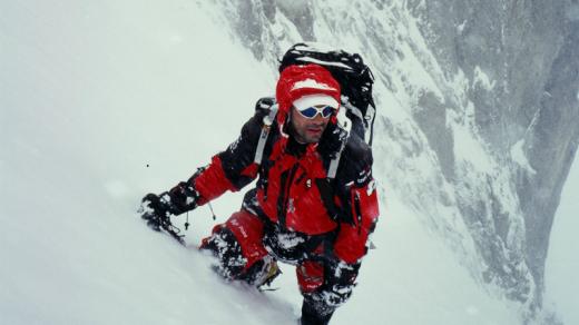 Horolezec Radek Jaroš