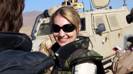 Lenka Klicperová v Afghánistánu
