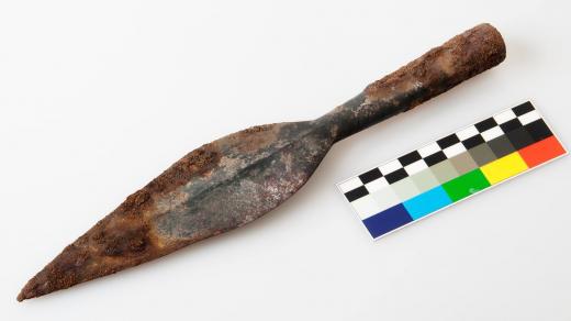 Železné kopí patří k nejčastější zbrani starých Germánů