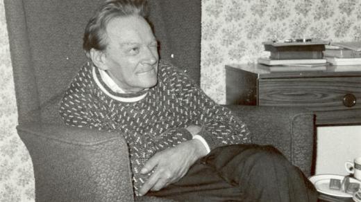 Ivan Blatný v říjnu 1989