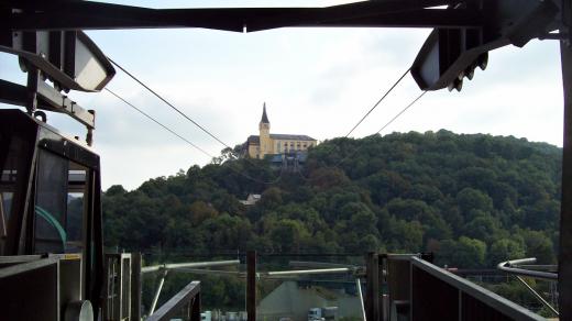 Dolní stanice lanovky na Větruši