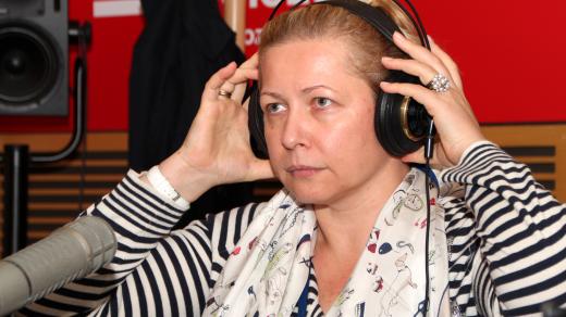 Natallia Sudlianková, šéfredaktorka ruskojazyčného týdeníku Pražský telegraf