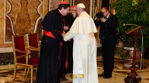 Kardinálové z Hnutí Fokoláre na setkání s papežem Františkem