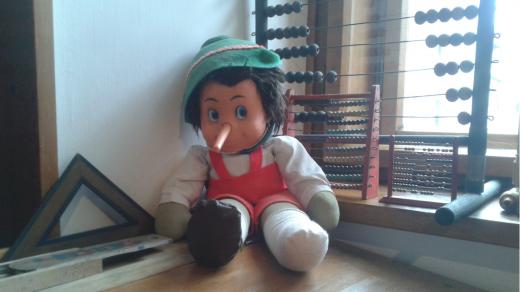 Mezi hračkami nemůže chybět ani Pinocchio