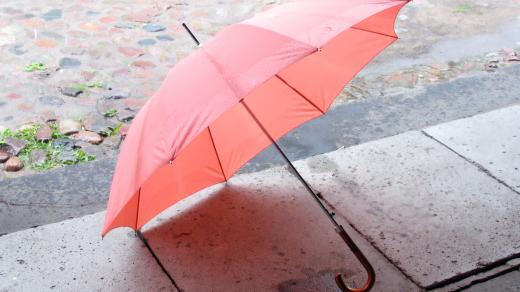 Deštník, déšť (ilustrační foto)