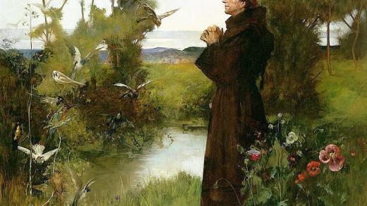Albert Chevallier Tayler, Svatý František (1898)