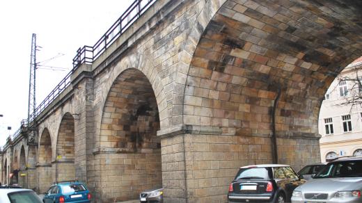 Současný stav pražského viaduktu