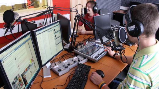 V budějovickém studentském rádiu K2