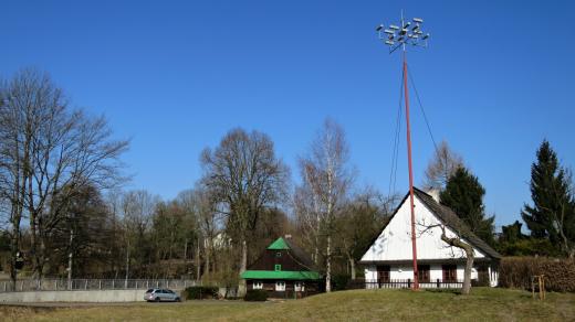 Domek Prokopa Diiviše a model meteorologického stroje