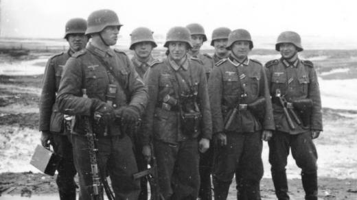 Skupina německých vojáků