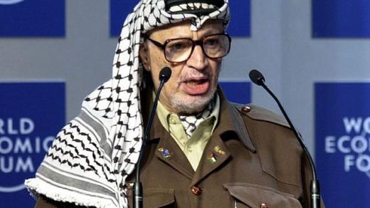 Prezident Palestiny Jásir Arafat 