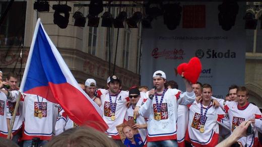 Jaromír Jágr, oslava mistrovského titulu v roce 2010