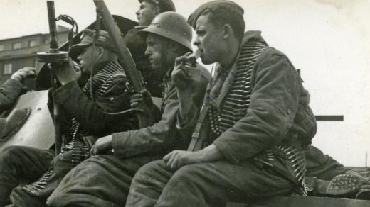 Historické záběry z konce 2. světové války 