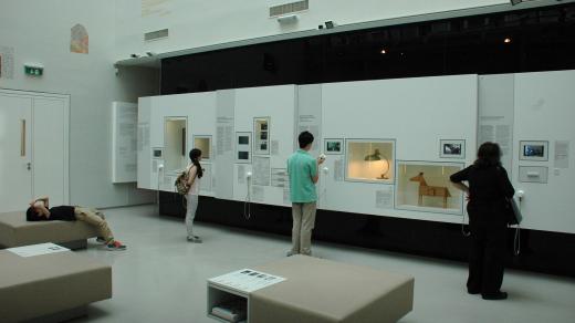 Přízemí Židovského muzea ve Vídni