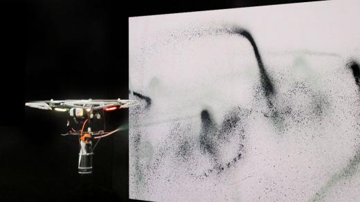 KATSU používá drony jak k malbě, tak k vandalismu