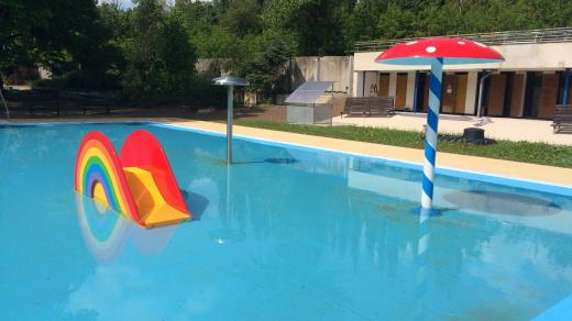 V dětské části rekreačního bazénu jsou nové atrakce