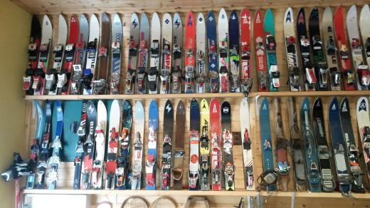Sbírka lyžařských vázání