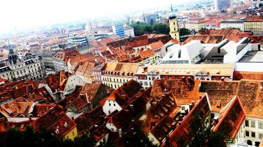 Graz hlavní město spolkové země Štýrsko