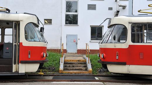 Tramvaj typu Tatra T3 v Praze