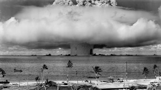Test výbuchu jaderné bomby, ilustrační foto